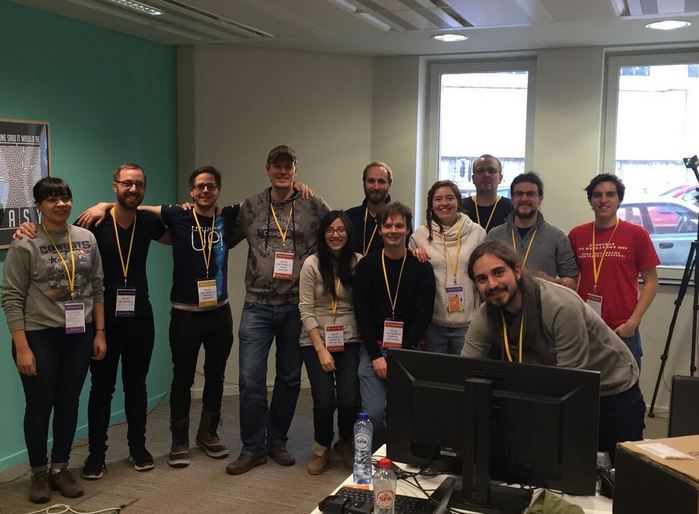 Jumping Lamas HTC Vive This is a photo of the crew behind the HTC Vive prototype "Story Game"